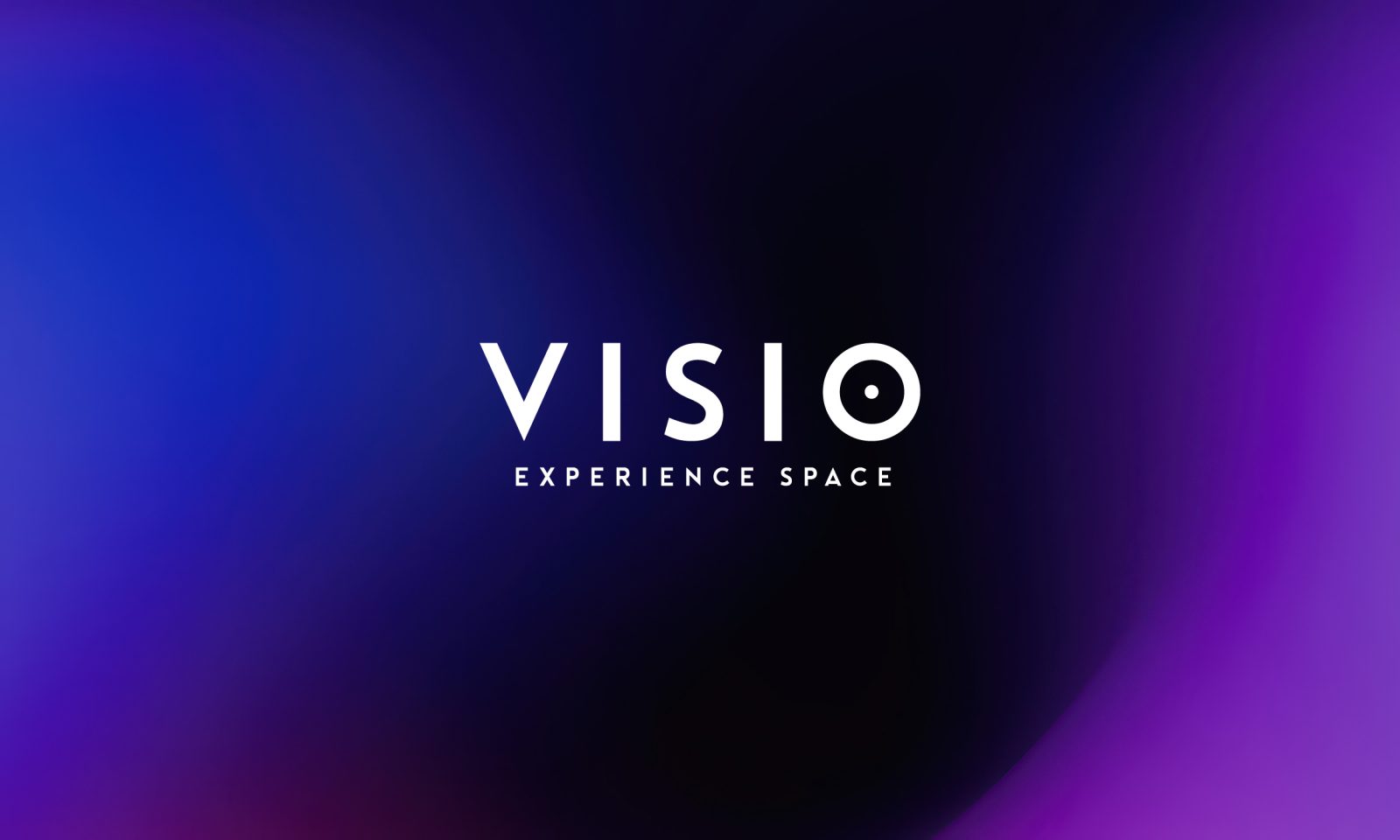 VISIO teksti gradient taustalla